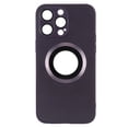 thumbnail image 1 of Dustproof Scratch Proof Magnetic Phone Case Frosted Glass Phone Protective Cover for IPhone14 Pro Max Purple, 1 of 16