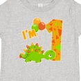 thumbnail image 4 of Inktastic Happy Dinosaur First Birthday-green Boys or Girls Baby T-Shirt, 4 of 5