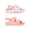 Coral and Flowers, variant on Wonder Nation Baby and Toddler Sandals, 2-Pack