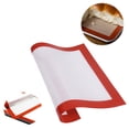 thumbnail image 2 of MasteelfCA 2 Pcs Silicone Baking Mat High Temperature Resistance Thicken Liner Mat Pastry Mat Baking Tray Pad for Kitchen Restaurant Bar, 2 of 7