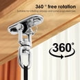 thumbnail image 4 of AEVXKHI 2 Pack Ceiling Swing Mount, Stainless Steel 360° Swing Hangers, Free Swivel Swing Hooks for Yoga Swing, Indoor Outdoor Swing Set, Porch Swing Hanger Hook, 4 of 10