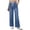 BU2, variant on Womens Pants Straight Leg Jeans High Waist Comfortable Casual with Drawstring Ties Elastic Waistband Relaxed Fit Womens Slacks for Work