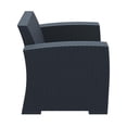 thumbnail image 6 of Compamia Monaco Outdoor Club Chair in Dark Gray with Cushion, 6 of 15