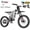 Gray, variant on FREEGO X2 Pro Electric Dirt Bike – 6000W Peak Motor, 60V/30Ah Battery, 50MPH Speed, 80-Mile Range, UL2849 Certified