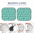 thumbnail image 6 of Fotbe Cherry Strawberry Floral 2-Piece Car Windshield Sun Shade | Sun Blocker for Car Windshield | Foldable Automotive Interior Accessories for Sun Protection-Large, 6 of 7