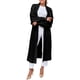 thumbnail image 1 of Suéteres Tipo Cárdigan Largos, Acogedores y Peludos para Mujer, Informales, de Larga y con Abertura Frontal, de Mohair. Negro Talla Única, 1 of 7