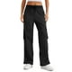 thumbnail image 1 of Pantalones cargo CRZ YOGA ligeros para mujer, color negro, talla M, 1 of 6