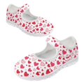 thumbnail image 4 of Psesaysky Women's Love Heart Casual Shoes for Ladies Girls Lightweight Comfortable Walking Shoes Fashionable Printed Shoes Valentine Gift for Wife Girlfriend, 4 of 7