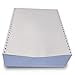 thumbnail image 3 of FirstZi Blank 9.5x11 Inches Continuous Feed Computer Paper Fanfold for Dot Matrix Printers, 1000 Count per Box, White 1 Part, Margin Perforated, Perfect for Receipts, Invoices, Bill List, 3 of 4