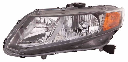 For 2014-2015 Honda Civic Coupe Halogen Headlights Driver & Passenger Side LH+RH