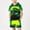 Mint Green, variant on Boys Graphic Outfit Sets Size 10, 2 Piece Fashion Short Sleeve Sports Kids Summer Clothing Sets Green Size 10