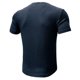 thumbnail image 5 of Camiseta de manga corta sin cuello con botones y color liso para hombre - Camiseta informal de poliéster y spandex para hacer ejercicio, 5 of 8