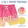 thumbnail image 3 of Aideaone Boys Swim Trunks with Compression Liner Casual Bathing Suit for Kids Swim Shorts 6-18 Years, 3 of 5