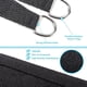 thumbnail image 2 of Vela de sombra rectangular con protección UV para patio, jardín, césped, jardín y eventos al aire libre, color gris, 2 of 5