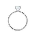 thumbnail image 2 of solitaire jewels 2.75CT Elongated Cushion Moissanite Solitaire Engagement Ring For Women, 14K Yellow Gold, 2 of 5