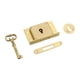 thumbnail image 2 of Juego de cerradura de gabinete con llave, cerradura de puerta de gabinete de latón, herrajes para muebles de decoración del hogar, cerradura de cajón Bloqueo 63 cm x 38 cm x 1 cm, 2 of 8