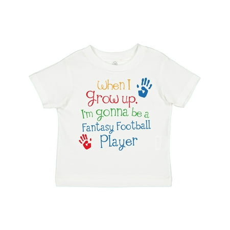 

Inktastic Fantasy Football Player Future Gift Toddler Boy or Toddler Girl T-Shirt