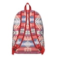 thumbnail image 3 of Unisex Boho Style Backpack, Bohemian Print Zipper Bag with Front Pocket, Lightweight Rucksack for School University Work Commute Vacation, Perfect Gift Choice, 3 of 5