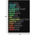 thumbnail image 7 of Inspirational Office Wall Decor Canvas Wall Art Motivational Positive Entrepreneur Quotes Wall Painting Picture Colorful Inspirational Poster Print Artwork Living Room Home Decor Framed[12''W X 18''H], 7 of 7