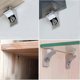 thumbnail image 5 of Glass Shelf Bracket, 12 Pcs Zinc Alloy Polished Chrome Right Angle Shelf Support Fixing Clip With Suction Cup, 5 of 5