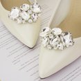 thumbnail image 3 of Clips de cristal para zapatos, accesorios para zapatos, para bodas, novias, mujeres (fragmentos) kaili Sencillez, 3 of 5