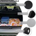thumbnail image 6 of Jeiento Retro Wave Daisy Car Trunk Mat 29"x39", Scratch Resistant Washable Rear Cargo Liner Boho Floral Car Accessory, 6 of 7