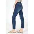 thumbnail image 2 of Grace in LA Jeans Women's Medium Wash Girlfriend Stretch Jeans (30), 2 of 4
