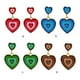 thumbnail image 4 of Pendientes de gota de amor Qarigey joyería de moda dorado, 4 of 6