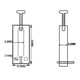 thumbnail image 2 of 10.5mm Saddles with Roller Electric Guitar Tremolo Bridge Saddles, 2 of 5