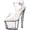 Clear, variant on Women's Pleaser Sky 308VL Platform Sandal