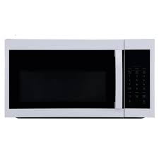 Vissani Four à Micro-Ondes Convertible de 1,7 Pi3 au-Dessus de la Cuisinière avec 10 Niveaux de Cuisson, Blanc