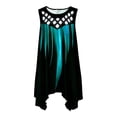 thumbnail image 6 of QUNYINEY Sleeveless Summer Sundresses for Women Casual Graphic Midi Summer Tank Dress Loose Fit Beach Crew Neck Cutout Drop Shoulder Dresses, 6 of 6