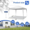 thumbnail image 5 of UBesGoo Party Wedding Tent Outdoor Camping Gazebo Canopy with 4 Sidewalls Canopy 10' X 10', 5 of 10