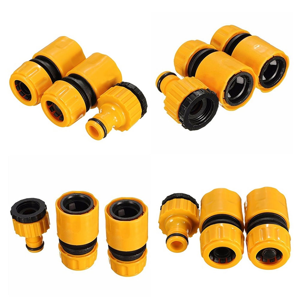 3pcs/Set Hose Pipe Tube Fitting Quick Water Connector Adapter Garden Lawn Tap 