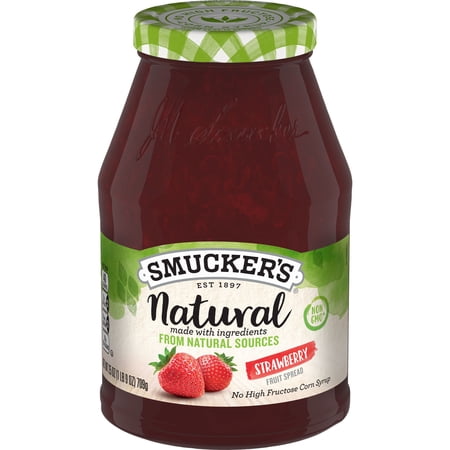 Smucker s Natural Strawberry Fruit Spread  25 Ounces