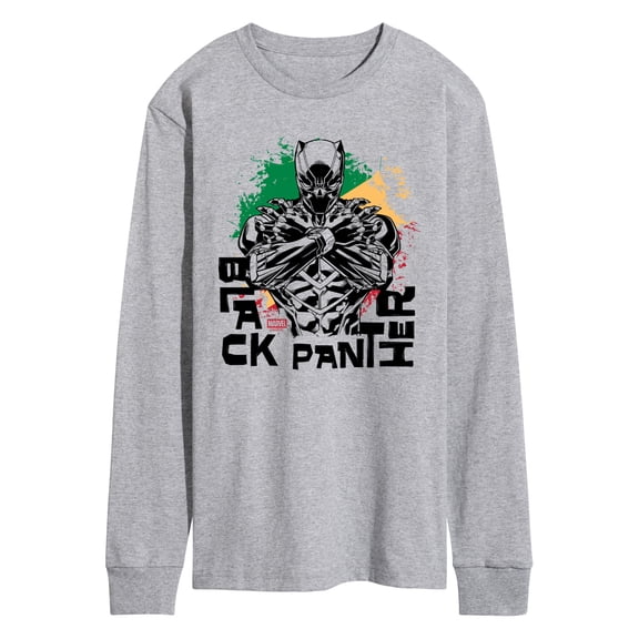 Marvel - Black Panther Wakanda - Men's Long Sleeve Graphic T-Shirt