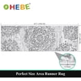 thumbnail image 3 of Alfombra Runner HEBE vintage envejecida, lavable, 60 x 180 cm, 3 of 7