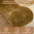 thumbnail image 6 of Aukfa Chaise Lounge, Bean Bag Sofa for Stretching, Relaxation, High Density Foam Recliner, Brown, 6 of 8