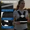 thumbnail image 4 of Danolapsi Adjustable Weighted Vest, Body Weight Vest with Reflective Stripe and Mesh Pocket, Workout Gear for Walking, Jogging and Strength Training, 4 of 6