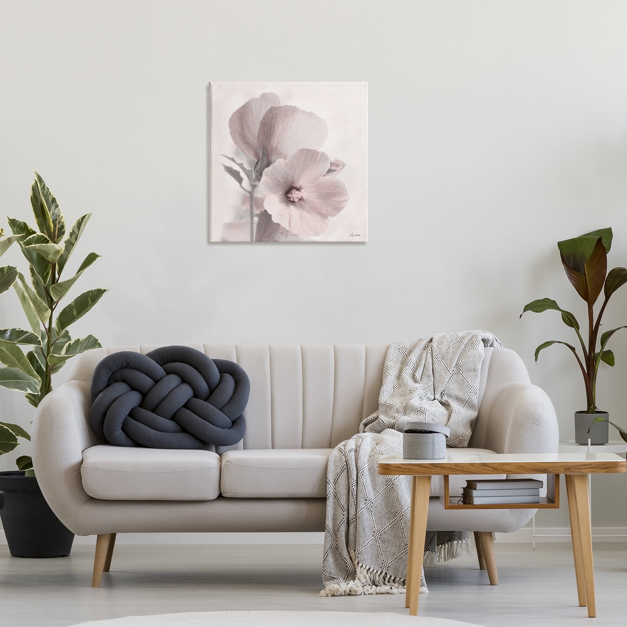 Stupell Industries Vintage Apple Blossom Botanical & Floral Painting Gallery Wrapped Canvas Art Print Wall Art, 24 x 24