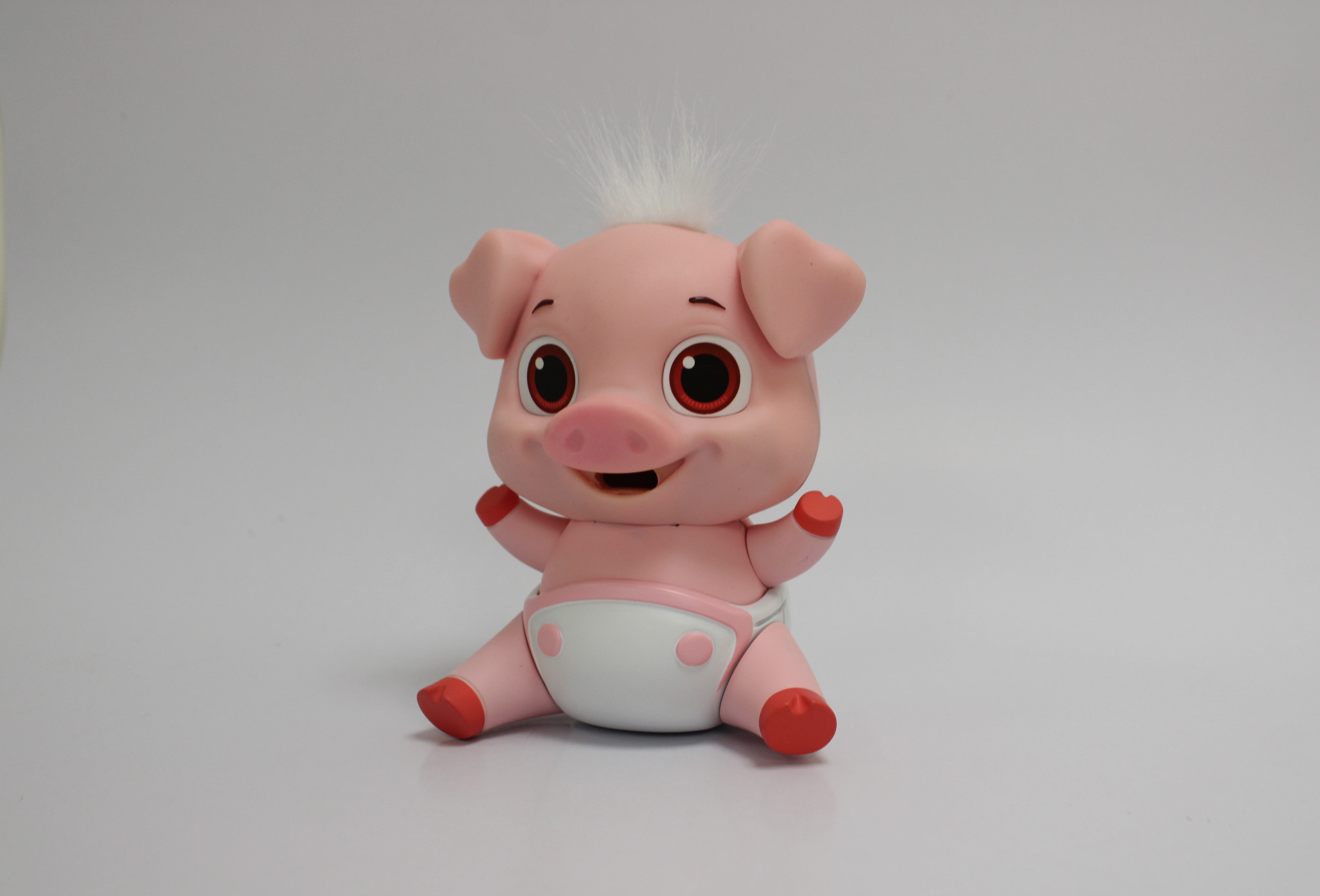 Munchkinz Piggy Pickles Interactive Pet Toy Eat Talks Laughs Burp 30 Sounds NWB for sale online