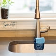 thumbnail image 2 of Servette Home Sponge Holder for Kitchen Sink, Navy PVC Hanging Sponge Caddy 3.5 L x 7.5 H inches, 2 of 5