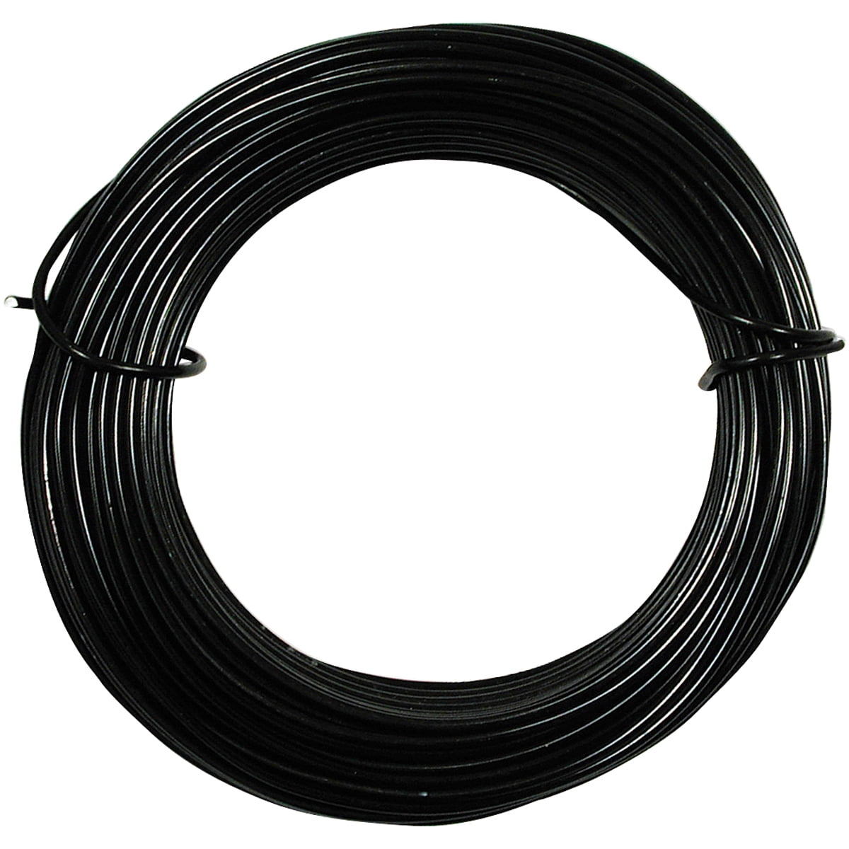Aluminum Craft Wire Black 18 Gauge 39 Feet (11.8 Meters)