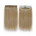 thumbnail image 3 of SEGO Thick Clip in Mini Human Hair Extensions for Women Adding Hair Volume Seamless Short Straight Clip in Human Hair Pad Hairpieces Topper for Thinning Hair, 3 of 8