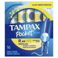 thumbnail image 3 of Tampax Pocket Pearl Tampons, Unscented, Regular Absorbency, 16 Ct, 3 of 13