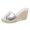 Silver, variant on Vedolay Dressy Sandals Women Women's Comfort Rubber Slides Lightweight Flat Sandals,Silver 7