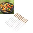 thumbnail image 4 of BBQ Kabob Sticks, 10 Pezas de Barbacoa Resistentes Al Calor para la Barbacoa Al Aire Libre, 4 of 7