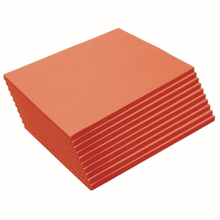 Colorations Heavyweight Orange Construction Paper - 9" x 12", 500 Sheets
