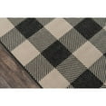 thumbnail image 3 of Momeni Baja Buffalo Check Area Rug, 5'3" X 7'6", Charcoal, 3 of 4