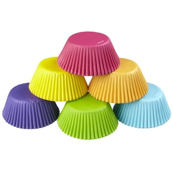 Wilton Rainbow Brights Cupcake Liners, 150-Count